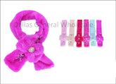 Bulk Buy Little Girls Adorable Fuzzy Scarves Wholesale